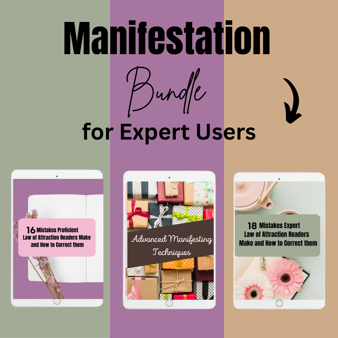 Manifestation Bundle for Expert Users ( Collection of 3 Ebooks )