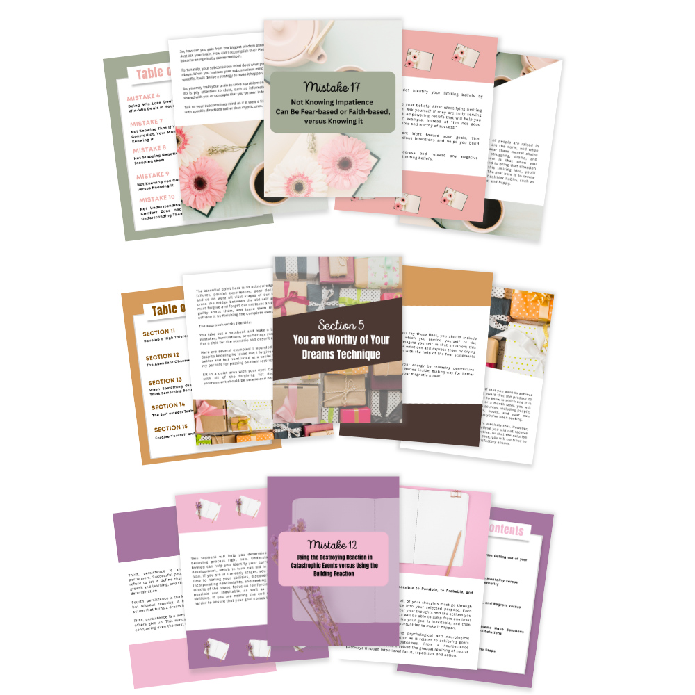 Manifestation Bundle for Expert Users ( Collection of 3 Ebooks )